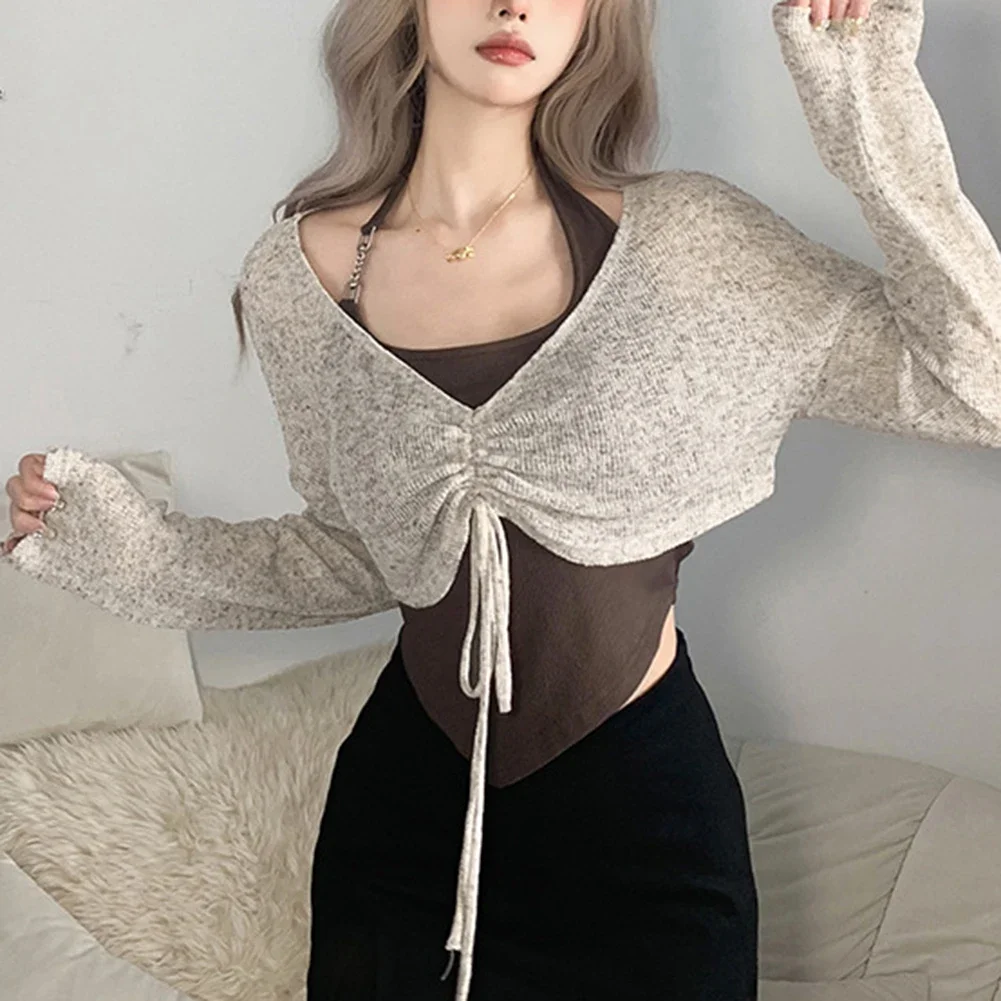 Casual Spring Outfit Vacation Outfit Hot Girl Style Halter Neck Vest Solid Color Spring Autumn Brand New Female
Casual Spring Outfit Vacation Outfit Hot Girl Style Halter Neck Vest Solid Color Spring Autumn Brand New Female