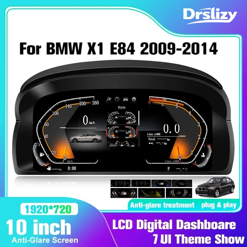 Приборная панель кластера для BMW E84 2006-2015 серии X1, спидометр, ЖК-дисплей, приборная панель, цифровой прибор
Приборная панель кластера для BMW E84 2006-2015 серии X1, спидометр, ЖК-дисплей, приборная панель, цифровой прибор