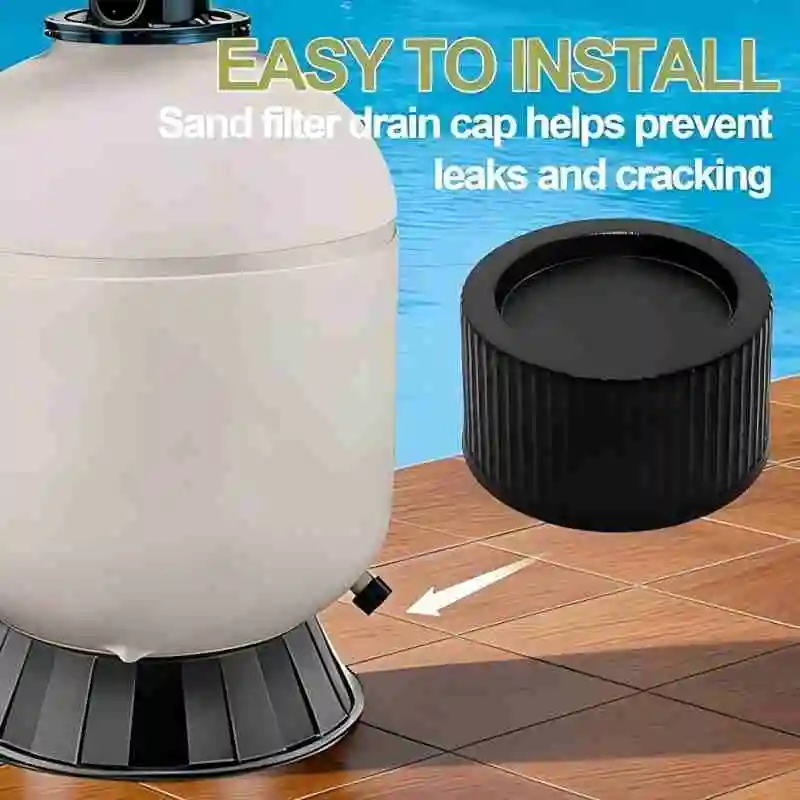 Heavy Duty Sand Filter Drain Cap Waterproof Gasket Plastic Cover for Pool Filter Pump Maintenance
Heavy Duty Sand Filter Drain Cap Waterproof Gasket Plastic Cover for Pool Filter Pump Maintenance