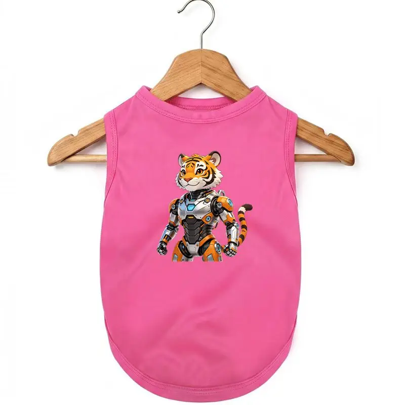 Non-Cotton Summer Dog Vest - Mech Tiger Print
Non-Cotton Summer Dog Vest - Mech Tiger Print