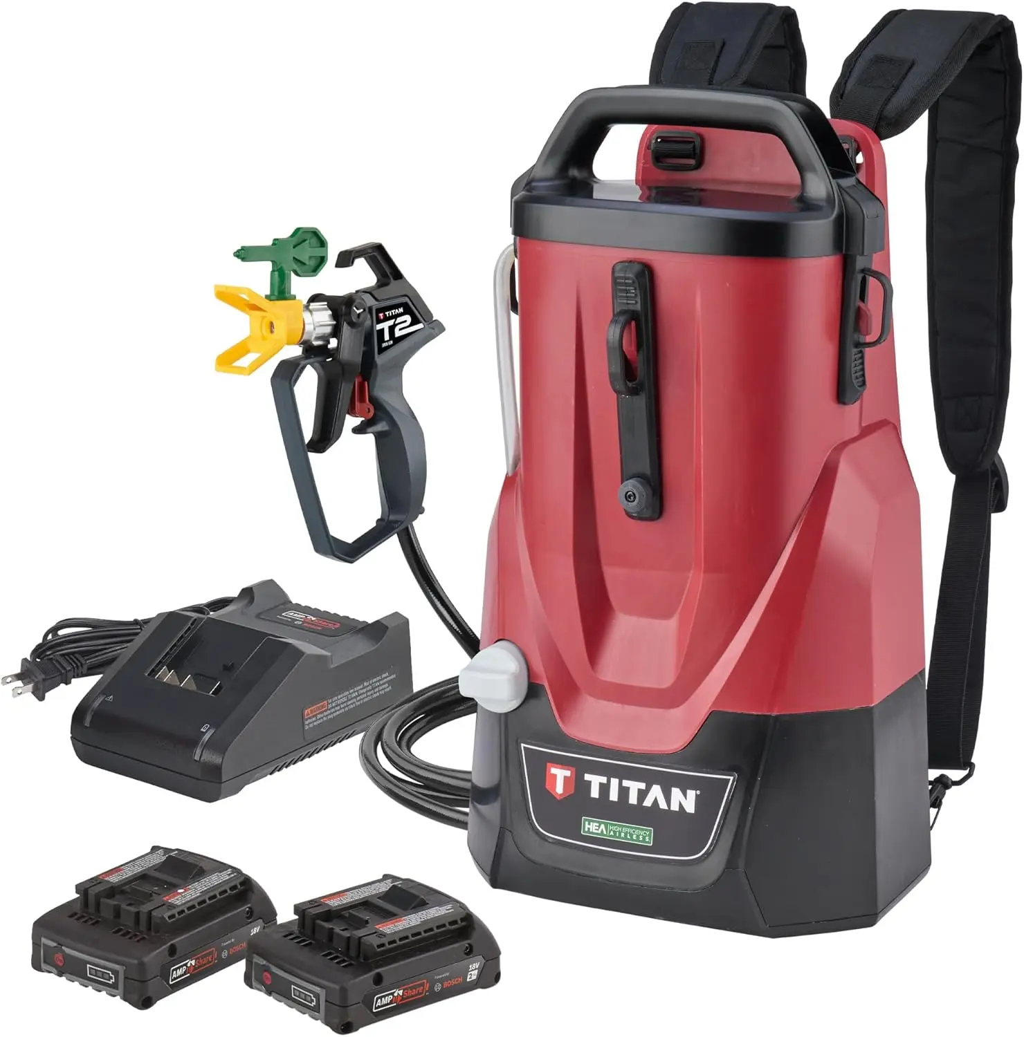 18V Cordless High Efficiency Airless Paint Sprayer, HEA Technology Decrease Overspray By Up To 55%, 2441251 ControlMax 1650
18V Cordless High Efficiency Airless Paint Sprayer, HEA Technology Decrease Overspray By Up To 55%, 2441251 ControlMax 1650