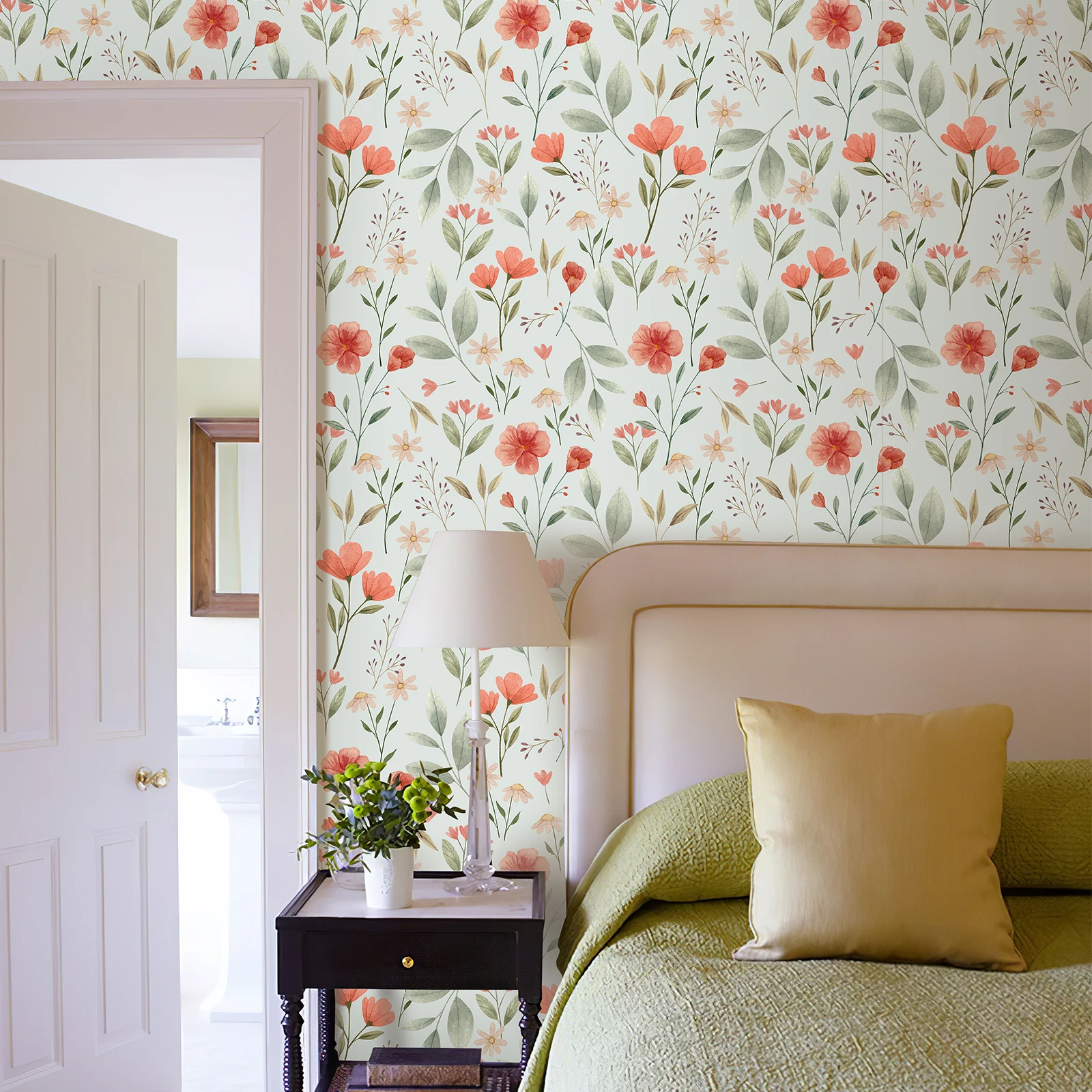 Light Green Leaves And Flower Fresh Wallpaper Chic Peel And Stick Vinyl Floral Decal Waterproof Self Adhesive Cabinet Sticker
Light Green Leaves And Flower Fresh Wallpaper Chic Peel And Stick Vinyl Floral Decal Waterproof Self Adhesive Cabinet Sticker