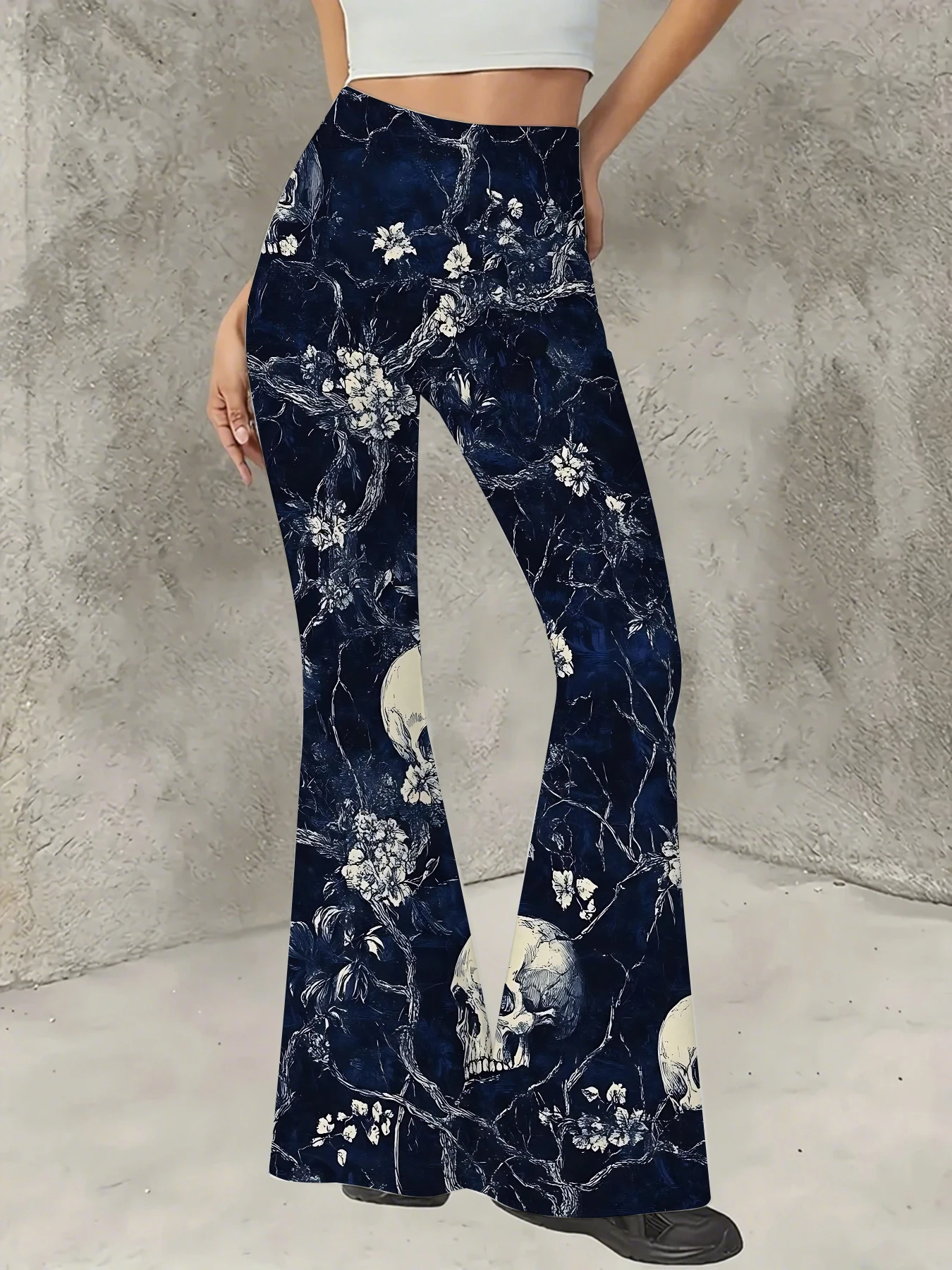 Women's Printed Flare Pants Y2K High Waist Bell Bottom Trousers Streetwear
Women's Printed Flare Pants Y2K High Waist Bell Bottom Trousers Streetwear