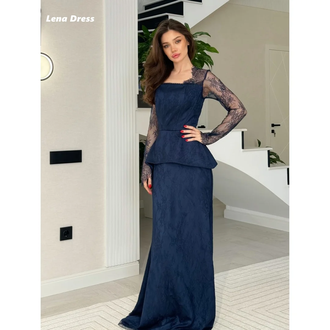Lena Square Collar Prom Dress Long Sleeves Prom Luxury Dresses for Special Occasions Customized Ball Gown Dress Embroidered Lace
Lena Square Collar Prom Dress Long Sleeves Prom Luxury Dresses for Special Occasions Customized Ball Gown Dress Embroidered Lace