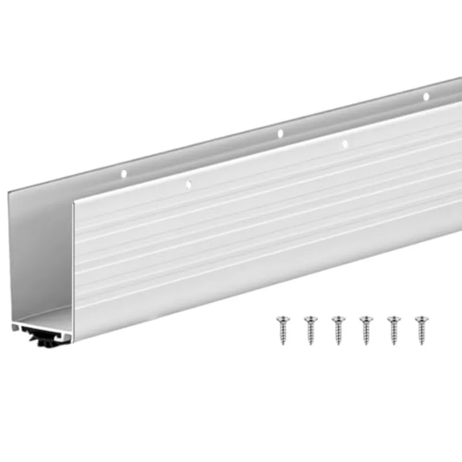 Pack U Shape Screw on Under Door Seal Aluminum and Rubber Door Threshold Extension with Draft Stopper for Home Prevents Hot and
Pack U Shape Screw on Under Door Seal Aluminum and Rubber Door Threshold Extension with Draft Stopper for Home Prevents Hot and