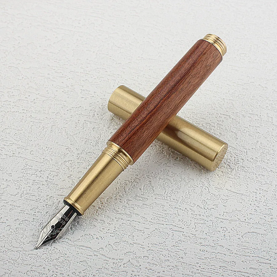 Luxury Bronze short wood Metal Fountain Pen F/EF/M Nib Beautiful Tree Texture Excellent Writing Gift Pen
Luxury Bronze short wood Metal Fountain Pen F/EF/M Nib Beautiful Tree Texture Excellent Writing Gift Pen