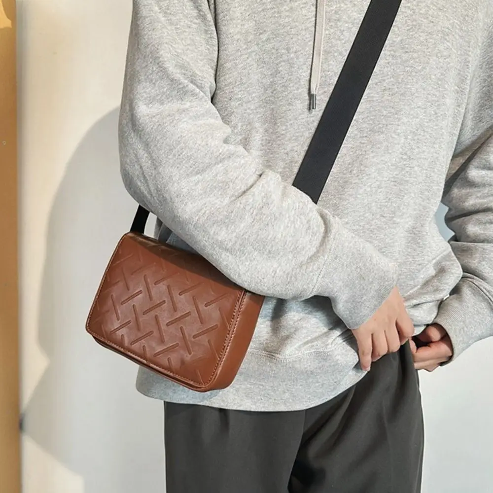 Trendy Solid Color Men's Shoulder Bag Harajuku Leather Men's Crossbody Bag Designer Square Messenger Bag Male
Trendy Solid Color Men's Shoulder Bag Harajuku Leather Men's Crossbody Bag Designer Square Messenger Bag Male