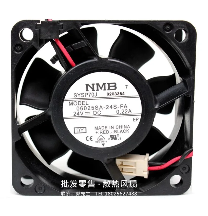 Новый вентилятор ЦП для NMB 06025SA-24S-FA 24 В 0.22A, инверторный охлаждающий вентилятор 6025 60*60*25 мм
Новый вентилятор ЦП для NMB 06025SA-24S-FA 24 В 0.22A, инверторный охлаждающий вентилятор 6025 60*60*25 мм