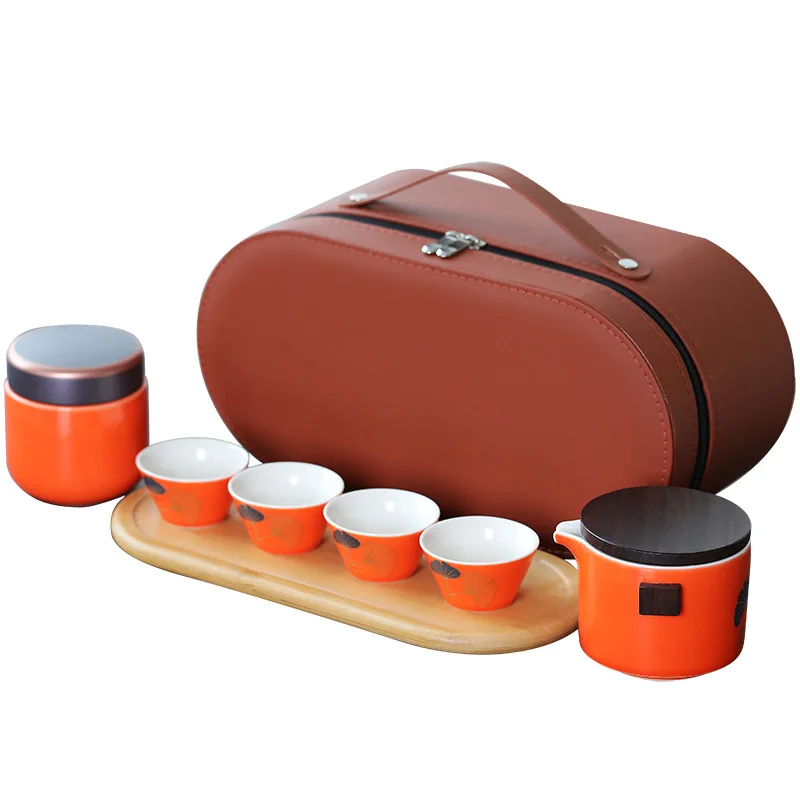 Ceramic travel portable bag with jar complete set company gift tea gift
Ceramic travel portable bag with jar complete set company gift tea gift