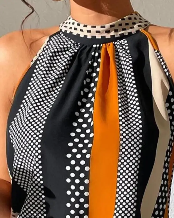 New Top Women 2024 Casual Summer Sexy Casual Sexy Polka Dot Print Sleeveless Tank Top Female Clothing T-Shirts Pullover Tops
New Top Women 2024 Casual Summer Sexy Casual Sexy Polka Dot Print Sleeveless Tank Top Female Clothing T-Shirts Pullover Tops