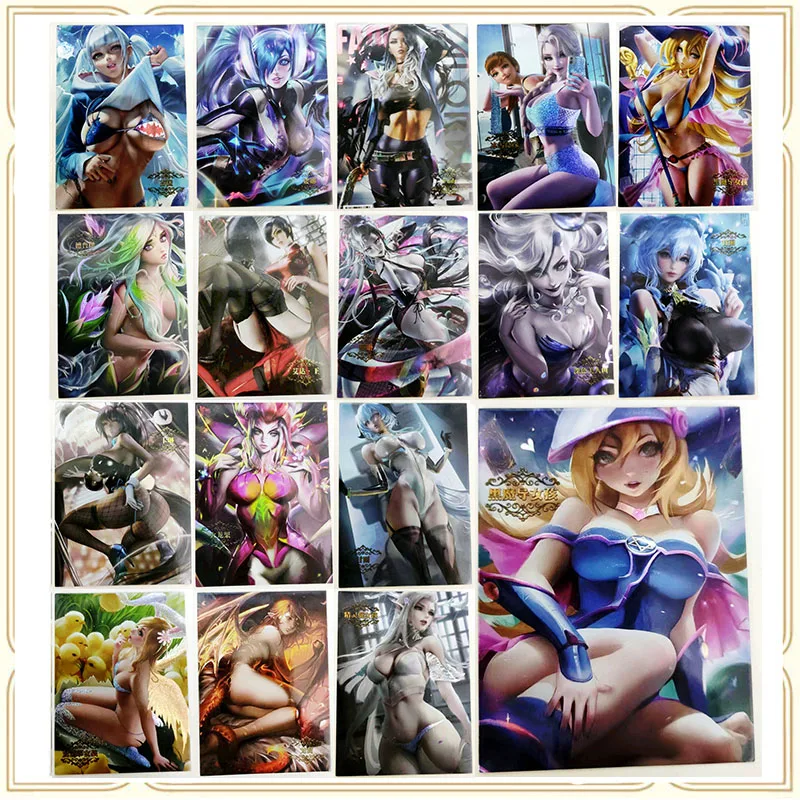 Anime Goddess Story ACG SAC Sexy CardsBlack Magician Girl Daki Ganyu Collectible Cards Toys for Boys Christmas Birthday Present
Anime Goddess Story ACG SAC Sexy CardsBlack Magician Girl Daki Ganyu Collectible Cards Toys for Boys Christmas Birthday Present