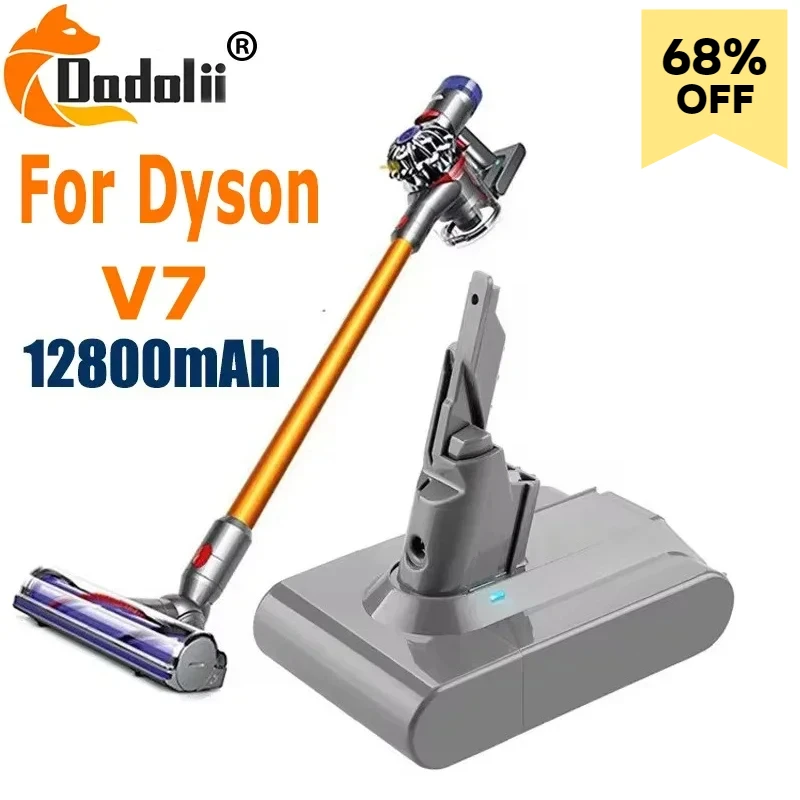 2024 Новый аккумулятор Dyson V7, 21,6 В, 12800 мАч, литий-ионная аккумуляторная батарея для Dyson V7, аккумулятор Animal Pro, замена пылесоса
2024 Новый аккумулятор Dyson V7, 21,6 В, 12800 мАч, литий-ионная аккумуляторная батарея для Dyson V7, аккумулятор Animal Pro, замена пылесоса