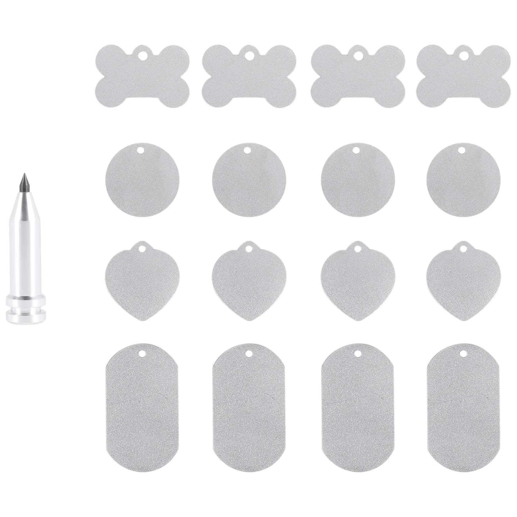 Engraving Tip, Etching/Engraving Tool with 16Pcs Metal Stamping Blanks Engraving Precision Tip DIY Tool Compatible
Engraving Tip, Etching/Engraving Tool with 16Pcs Metal Stamping Blanks Engraving Precision Tip DIY Tool Compatible