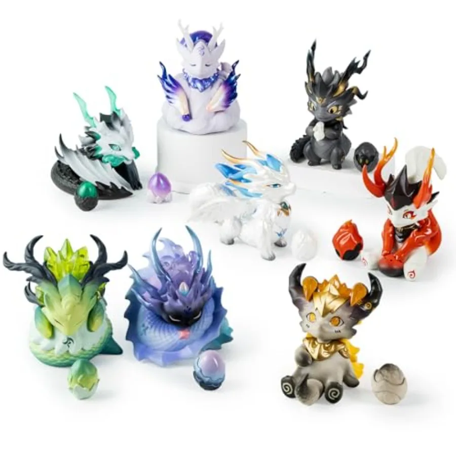 Mythical Beasts Administration Together with Loong Series Set of 8 No Repeat Blind Box Figures, Random Design Cute Figures Coll
Mythical Beasts Administration Together with Loong Series Set of 8 No Repeat Blind Box Figures, Random Design Cute Figures Coll