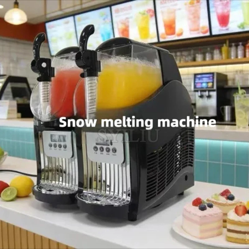 Juice Beverage Ice Machine Snow Melting Machine Commercial Slush Ice Cream Milkshake Smoothie Making Machine
Juice Beverage Ice Machine Snow Melting Machine Commercial Slush Ice Cream Milkshake Smoothie Making Machine