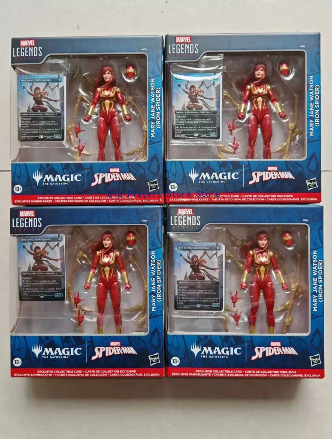 Коллаборация Hasbro Marvel Legends и Magic: The Gathering: Железная Женщина, Человек-Паук, Мэри Джейн
Коллаборация Hasbro Marvel Legends и Magic: The Gathering: Железная Женщина, Человек-Паук, Мэри Джейн