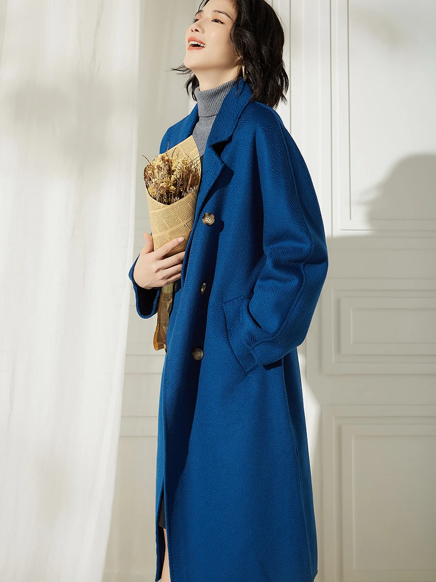 Двустороннее шерстяное пальто Camere, классический универсальный волнистый узор, средней длины, осень-зима, новая женская модная верхняя одежда
Двустороннее шерстяное пальто Camere, классический универсальный волнистый узор, средней длины, осень-зима, новая женская модная верхняя одежда