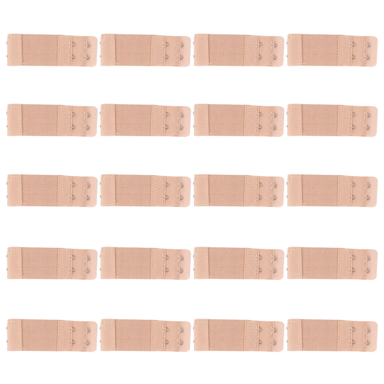20Pcs Polyester Hooks 2Rows Adjustable Extension Strap Comfortable Extender Buckle Soft Bra Elastic Bra Extenders B
20Pcs Polyester Hooks 2Rows Adjustable Extension Strap Comfortable Extender Buckle Soft Bra Elastic Bra Extenders B