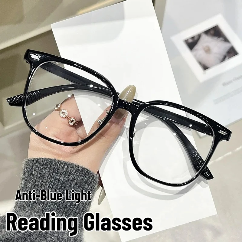 Мужские и женские модные очки в большой квадратной оправе для чтения, очки для пресбиопии, новые модные очки высокой четкости с защитой от синего света, дальнозоркие очки
Мужские и женские модные очки в большой квадратной оправе для чтения, очки для пресбиопии, новые модные очки высокой четкости с защитой от синего света, дальнозоркие очки