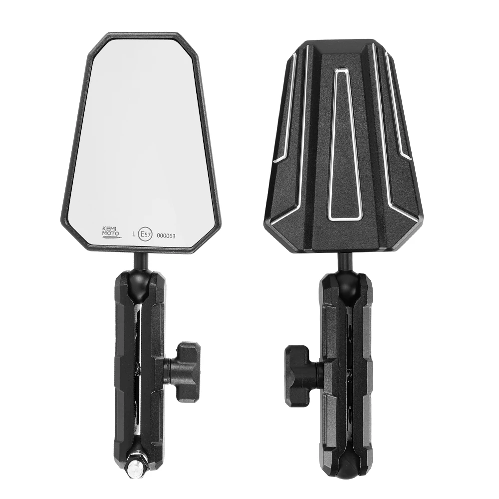 Full Aluminum Alloy Motorcycle Rearview Mirrors 360° Adjustable Side Mirrors Universal for Adventure Touring Off-Road Riding ATV
Full Aluminum Alloy Motorcycle Rearview Mirrors 360° Adjustable Side Mirrors Universal for Adventure Touring Off-Road Riding ATV