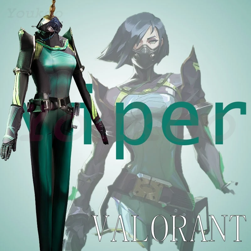 Костюм для косплея VALORANT Viper с игровым принтом, полный комплект, узкий комбинезон для женщин, кожаная куртка Viper
Костюм для косплея VALORANT Viper с игровым принтом, полный комплект, узкий комбинезон для женщин, кожаная куртка Viper
