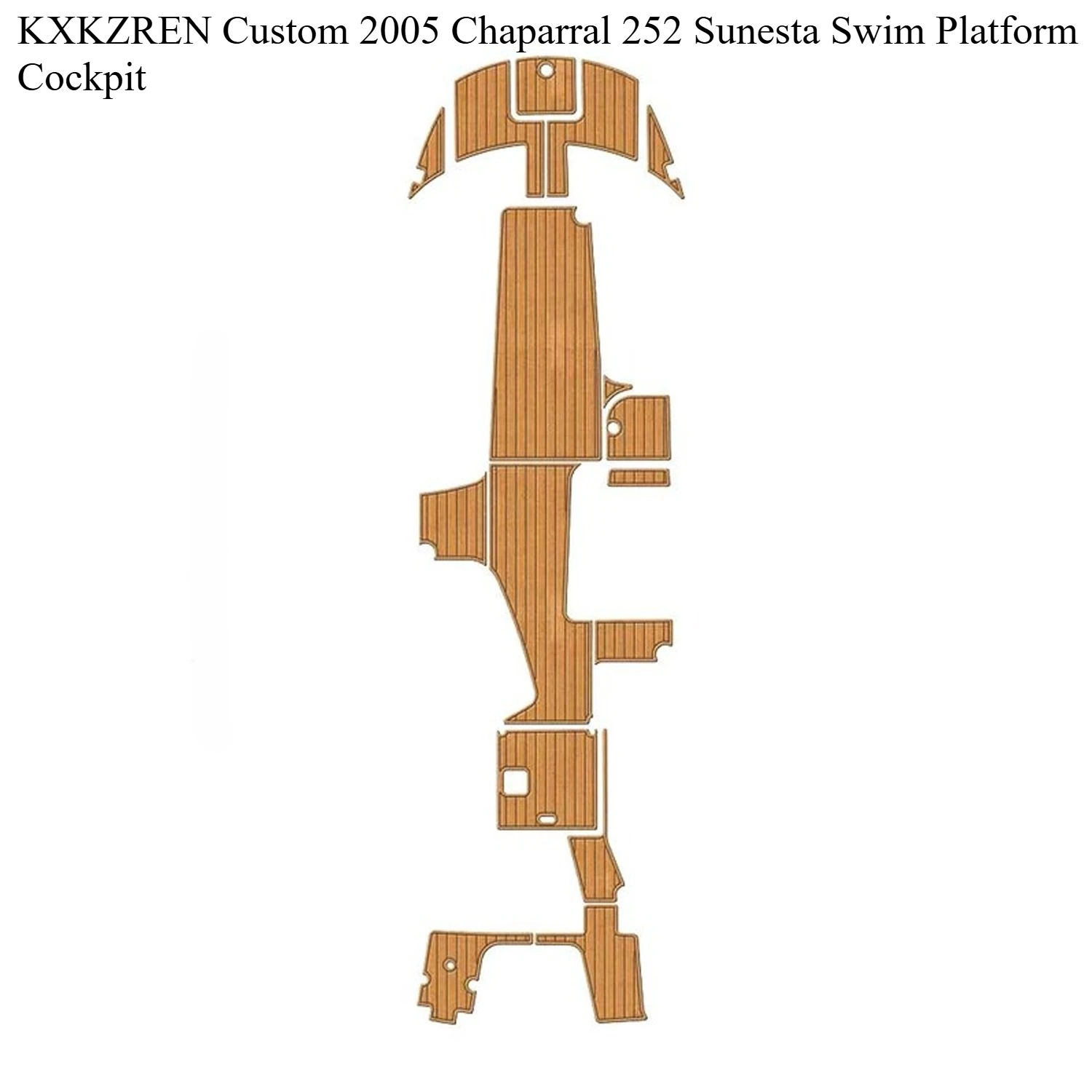 KXKZREN Custom 2005 Chaparral 252 Sunesta Swim Platform Cockpit Non-slip Boat Faux Teak Deck Sheet Self-adhesive Flooring Pad
KXKZREN Custom 2005 Chaparral 252 Sunesta Swim Platform Cockpit Non-slip Boat Faux Teak Deck Sheet Self-adhesive Flooring Pad