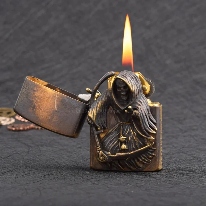 2026 New Lighter Box Zorro 902 Brass Personalized Old Stamp Collection Men's Windproof Kerosiene Lighter Men's Gift
2026 New Lighter Box Zorro 902 Brass Personalized Old Stamp Collection Men's Windproof Kerosiene Lighter Men's Gift