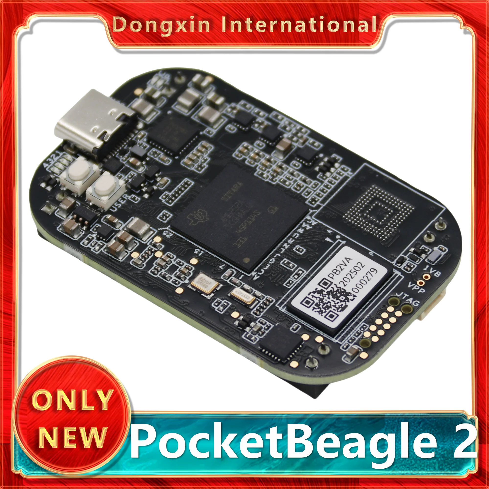 Original PocketBeagle 2 Next Generation Pocket Single Board Computer Upgraded Version
Original PocketBeagle 2 Next Generation Pocket Single Board Computer Upgraded Version