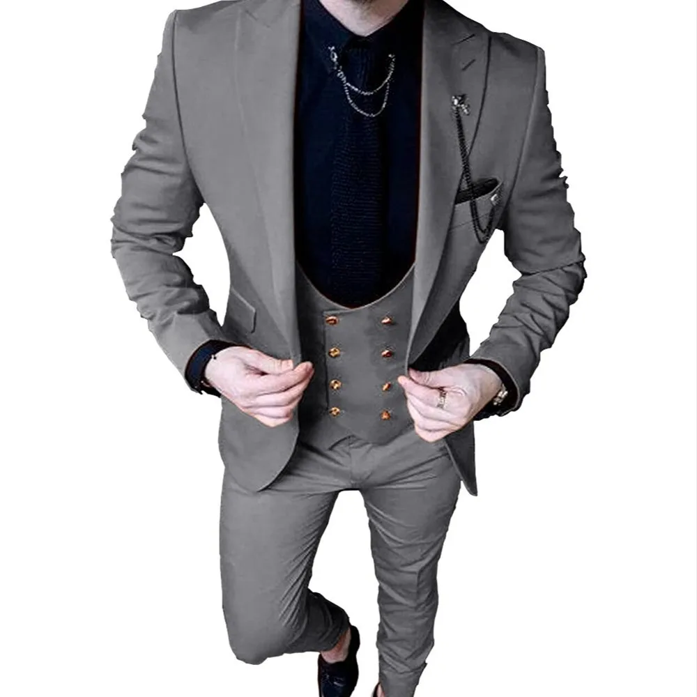 Blue Slit Mens Suits 3 Piece Black Shawl Lapel Casual Tuxedos for Wedding Groomsmen Suits Men 2022 (Blazer+Vest+Pant)
Blue Slit Mens Suits 3 Piece Black Shawl Lapel Casual Tuxedos for Wedding Groomsmen Suits Men 2022 (Blazer+Vest+Pant)