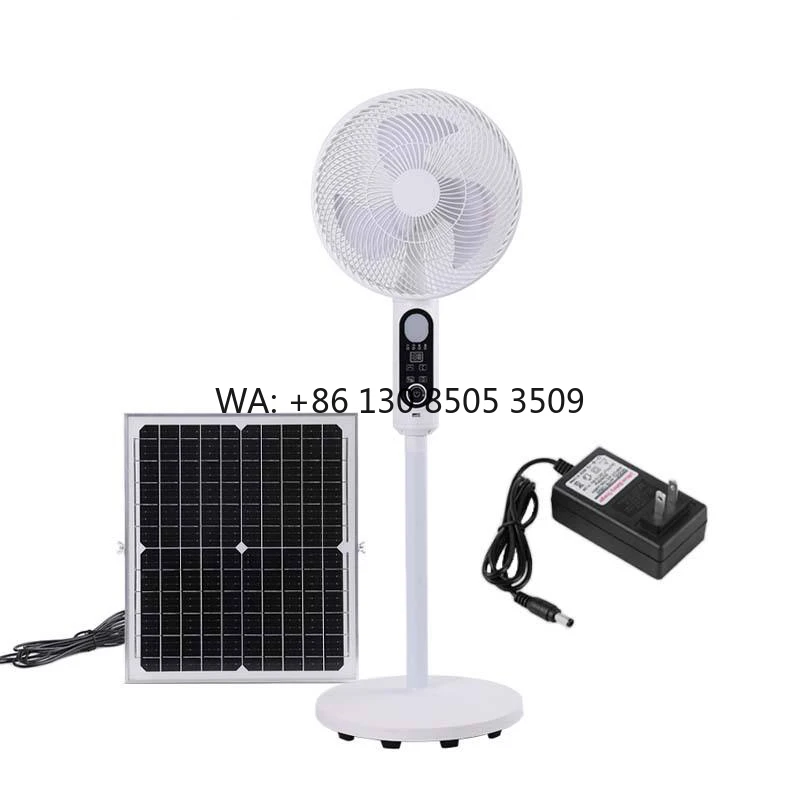 14 Inch Outdoor Standing Fan Battery Operated with Rechargeable Remote Control Solar Panel Powered
14 Inch Outdoor Standing Fan Battery Operated with Rechargeable Remote Control Solar Panel Powered