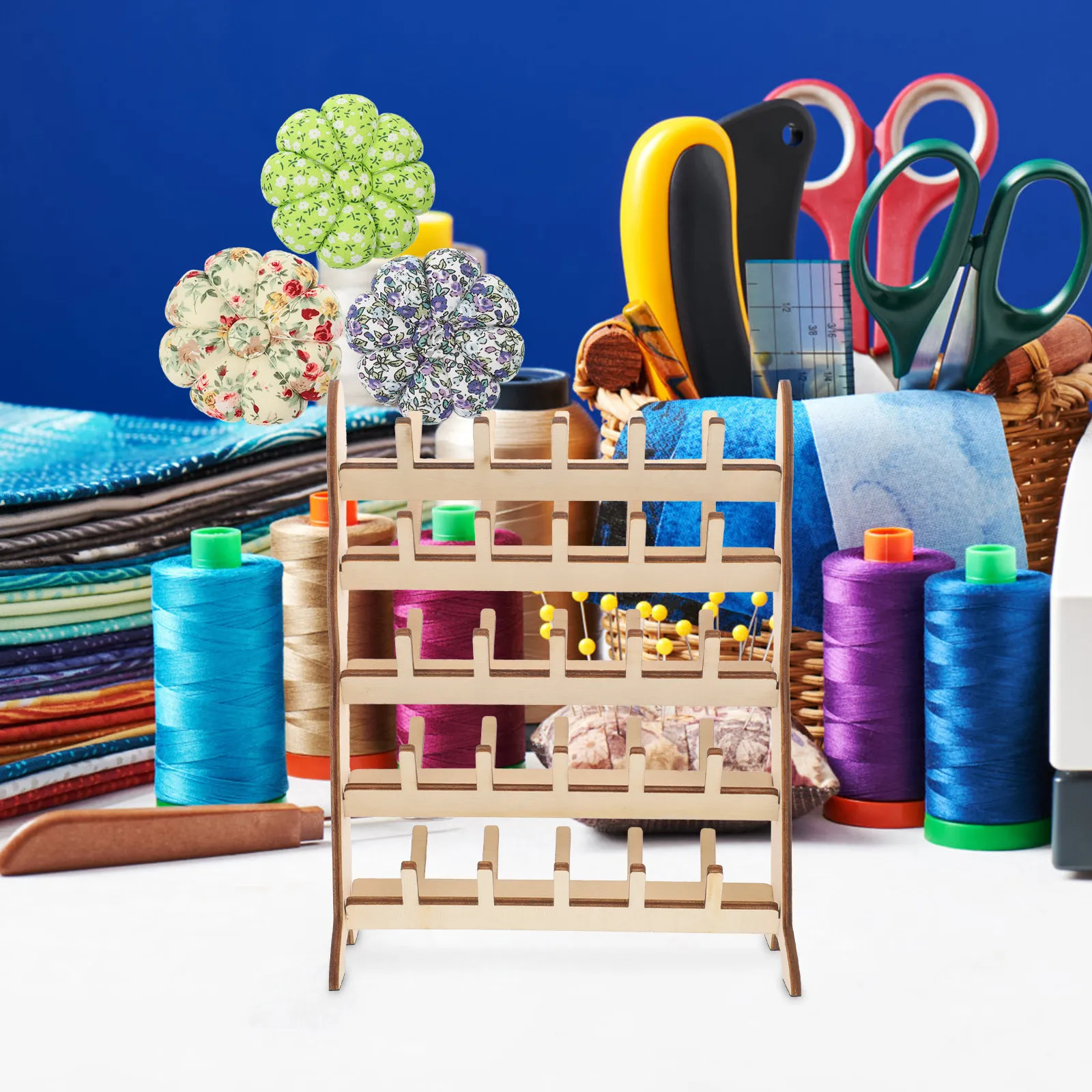 Деревянный органайзер для ниток, прочная подставка для хранения швейных ниток, вместительный держатель для швейных принадлежностей, для квилтинга и вышивки
Деревянный органайзер для ниток, прочная подставка для хранения швейных ниток, вместительный держатель для швейных принадлежностей, для квилтинга и вышивки