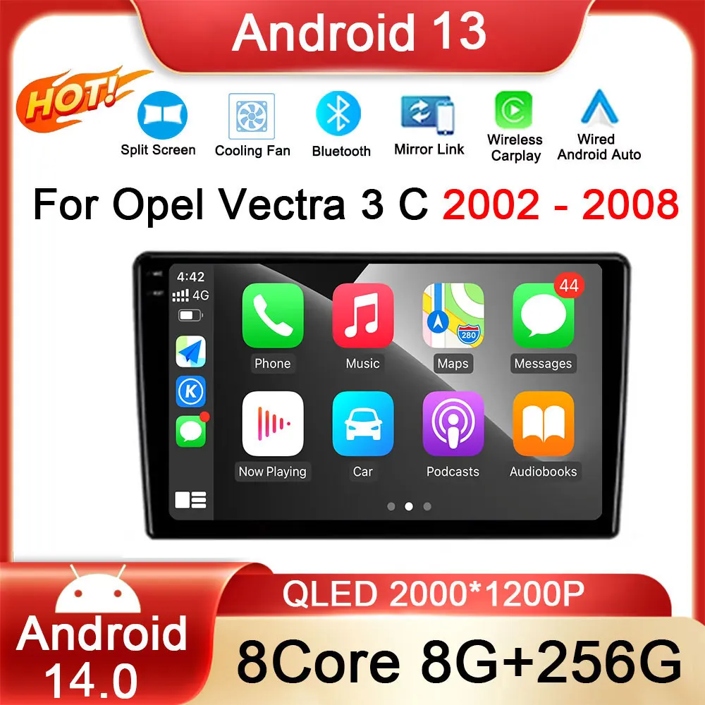 Car Radio Multimedia Video Player Android 14 for Opel Vectra 3 C 2002 - 2008 Navigation GPS Stereo Auto Tools DSP No 2din
Car Radio Multimedia Video Player Android 14 for Opel Vectra 3 C 2002 - 2008 Navigation GPS Stereo Auto Tools DSP No 2din