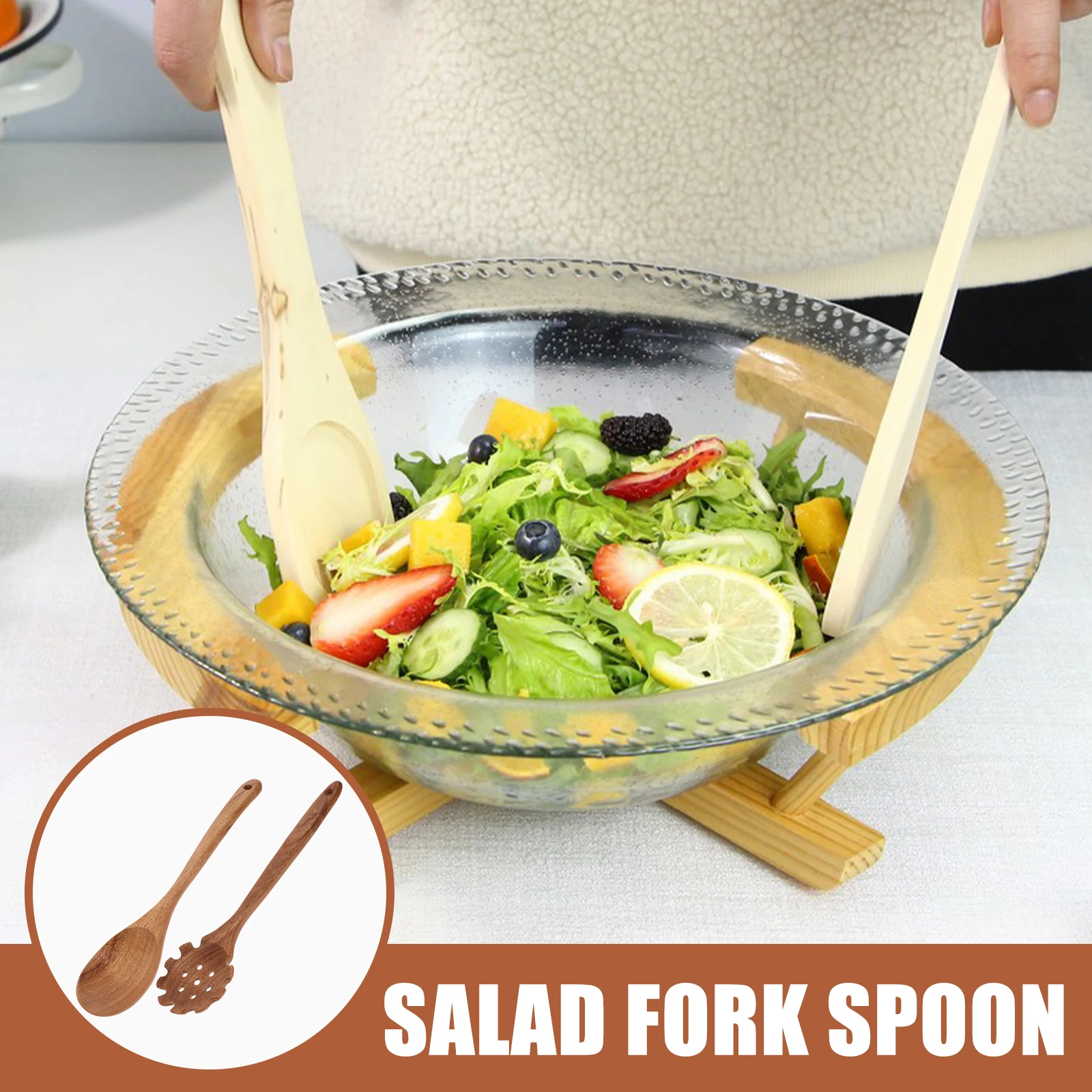 2pcs Kitchen Cooking Spoon Nonstick Design Wooden Spoons Multi-Function For Noodles Soup Household Restaurant Use Long
2pcs Kitchen Cooking Spoon Nonstick Design Wooden Spoons Multi-Function For Noodles Soup Household Restaurant Use Long