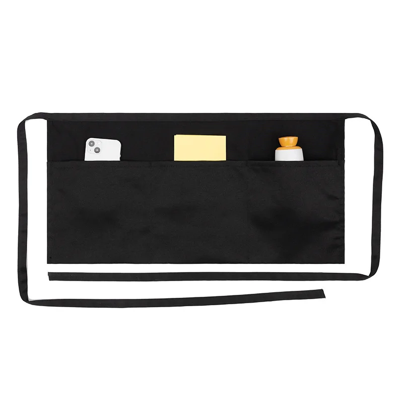 Waist Apron with 3 Pockets - Black Waitress Waiter Server Short Aprons
Waist Apron with 3 Pockets - Black Waitress Waiter Server Short Aprons