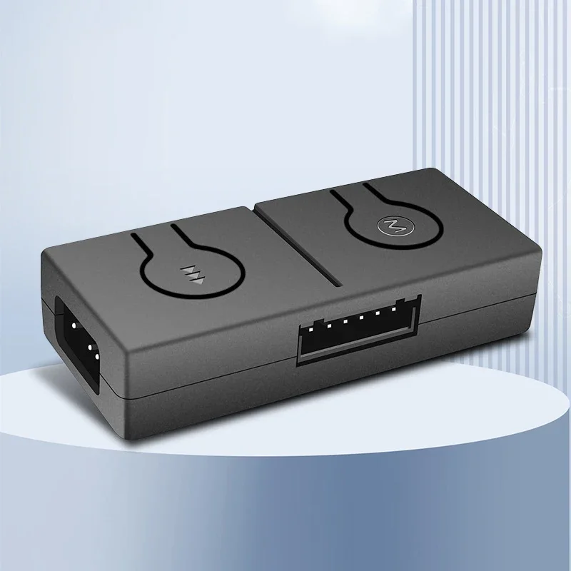 Адаптер ADD-RGB на 12 В/4-контактный, 3-контактный на 4-контактный адаптер для вентилятора ARGB с 3-сторонним разветвителем, встроенным 50 цветовых режимами
Адаптер ADD-RGB на 12 В/4-контактный, 3-контактный на 4-контактный адаптер для вентилятора ARGB с 3-сторонним разветвителем, встроенным 50 цветовых режимами