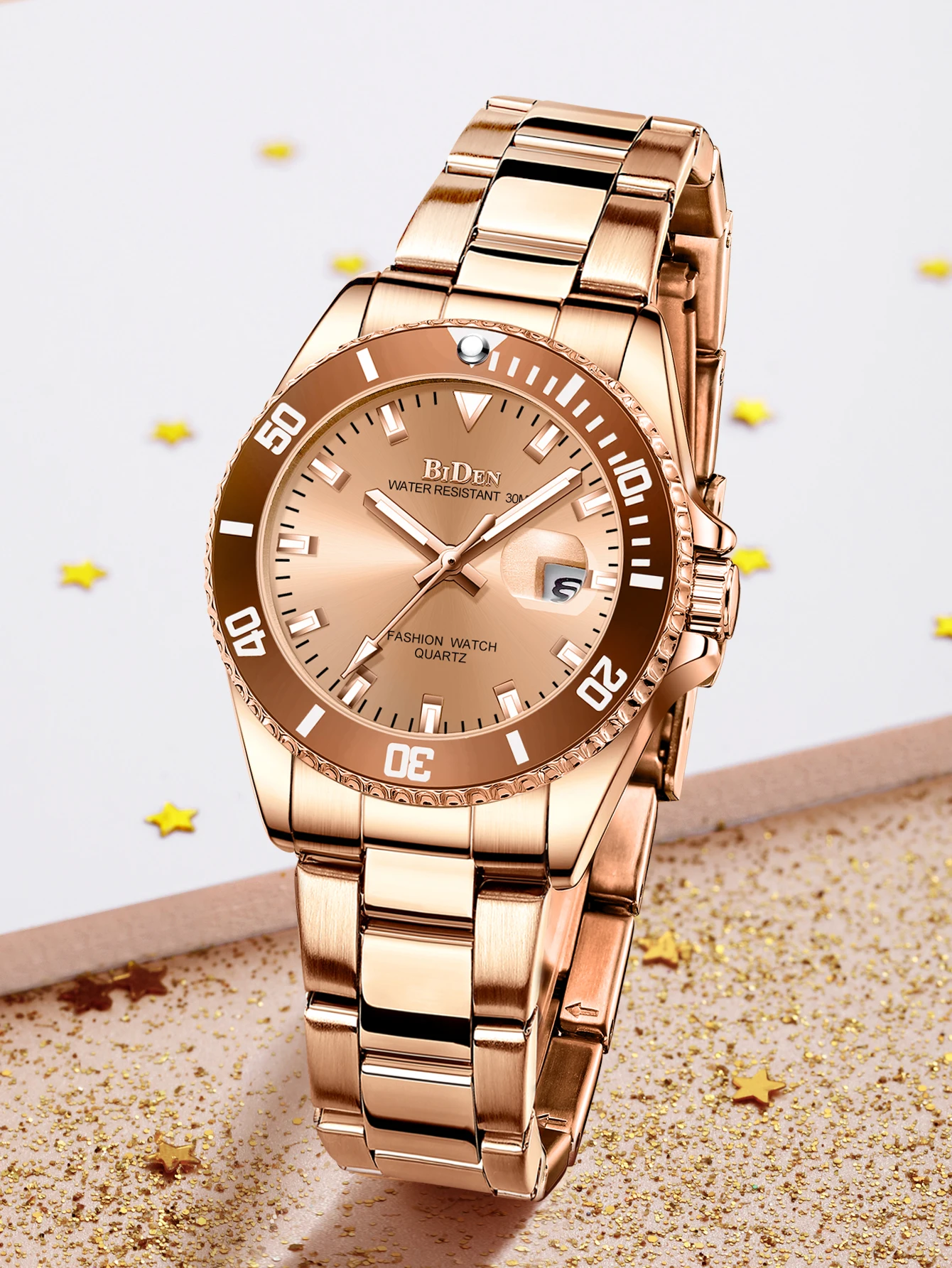 BIDEN 2024 New Women's Watch Light Luxury Brand Stainless Steel Women's Business Waterproof Night Light Fashion Quartz Watch
BIDEN 2024 New Women's Watch Light Luxury Brand Stainless Steel Women's Business Waterproof Night Light Fashion Quartz Watch