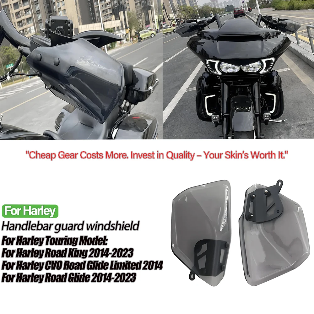 Motor Hand Guards Shield Protector Windshield for Harley Touring Street Glide CVO Road Glide Road King 2014-2023 Accessories
Motor Hand Guards Shield Protector Windshield for Harley Touring Street Glide CVO Road Glide Road King 2014-2023 Accessories