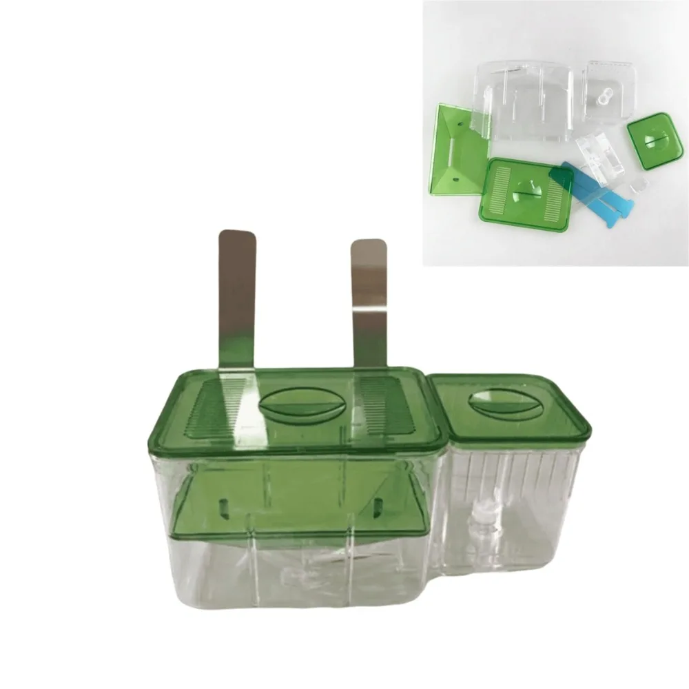 Transparent Aquarium Breeder Box Slotted Design Detachable Breeding Isolation Box Double Layer Hanging Fish Tank Hatchery
Transparent Aquarium Breeder Box Slotted Design Detachable Breeding Isolation Box Double Layer Hanging Fish Tank Hatchery