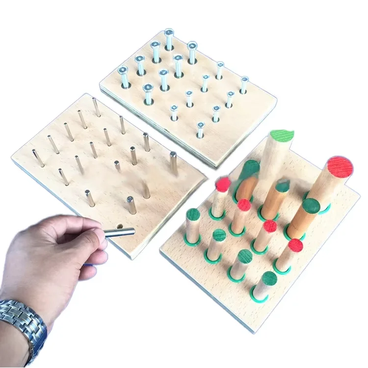Wooden Peg Inserting Board Therapy Training Equipment Hand Finger Rehabilitation Hospital Furniture
Wooden Peg Inserting Board Therapy Training Equipment Hand Finger Rehabilitation Hospital Furniture