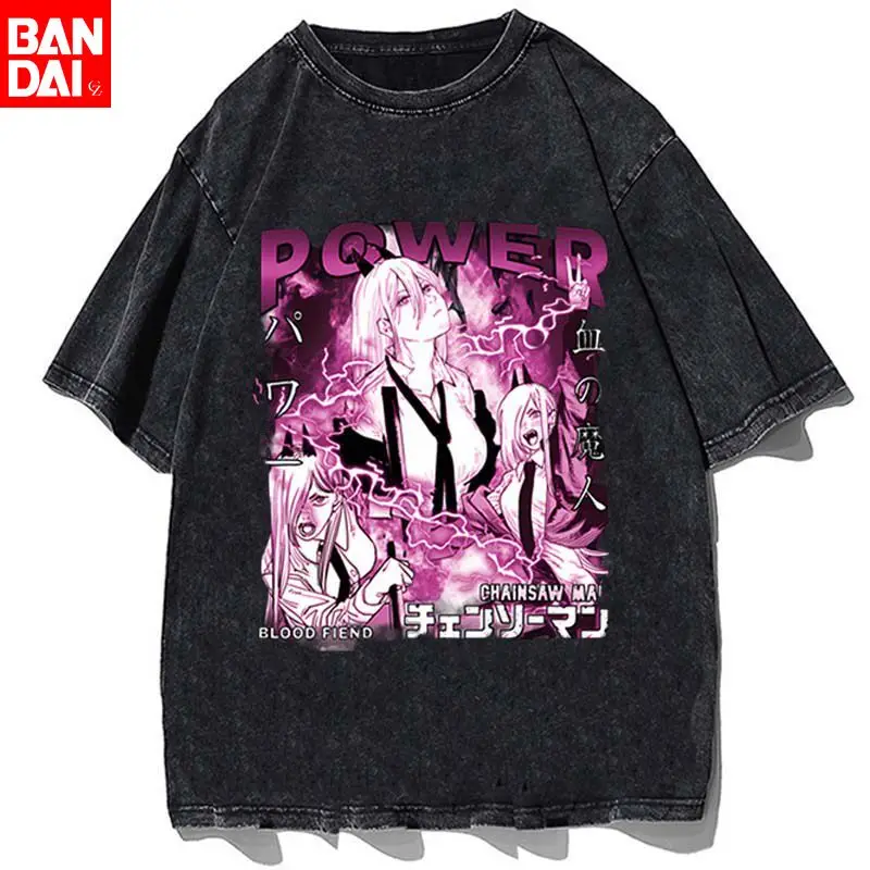 Футболка Chainsaw Man Power Blood Fiend Pink Lightning в винтажном стиле с эффектом потертости, 2026, оверсайз, уличная одежда, аниме-графика, для мужчин и женщин
Футболка Chainsaw Man Power Blood Fiend Pink Lightning в винтажном стиле с эффектом потертости, 2026, оверсайз, уличная одежда, аниме-графика, для мужчин и женщин
