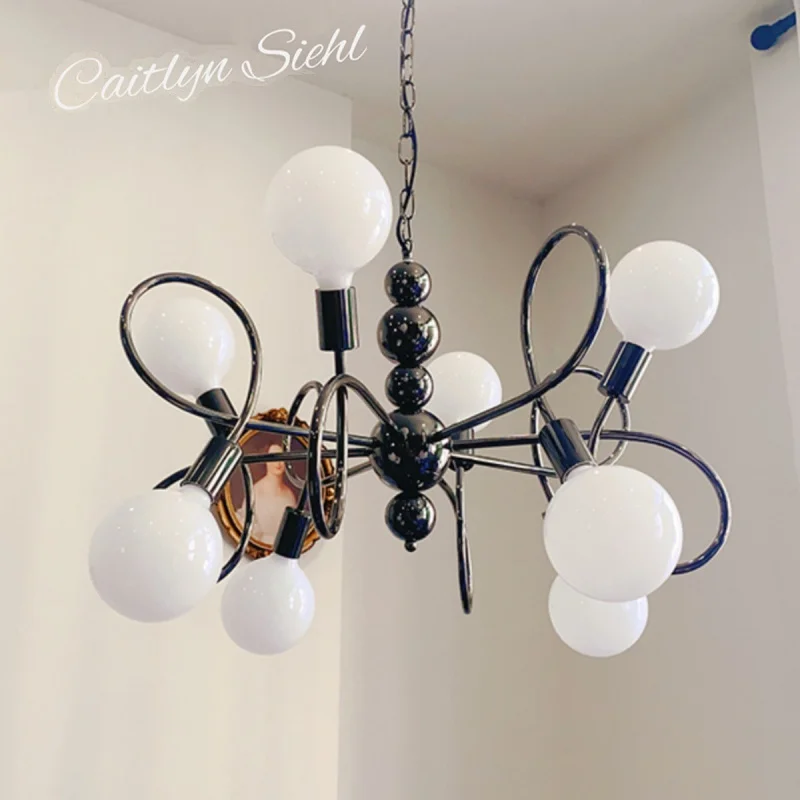 ΑTube Light French Style Pearl Black Minimalist Italian Caramel Elegant Romantic Retro Mid-Ancient Living Room Chandelier
ΑTube Light French Style Pearl Black Minimalist Italian Caramel Elegant Romantic Retro Mid-Ancient Living Room Chandelier