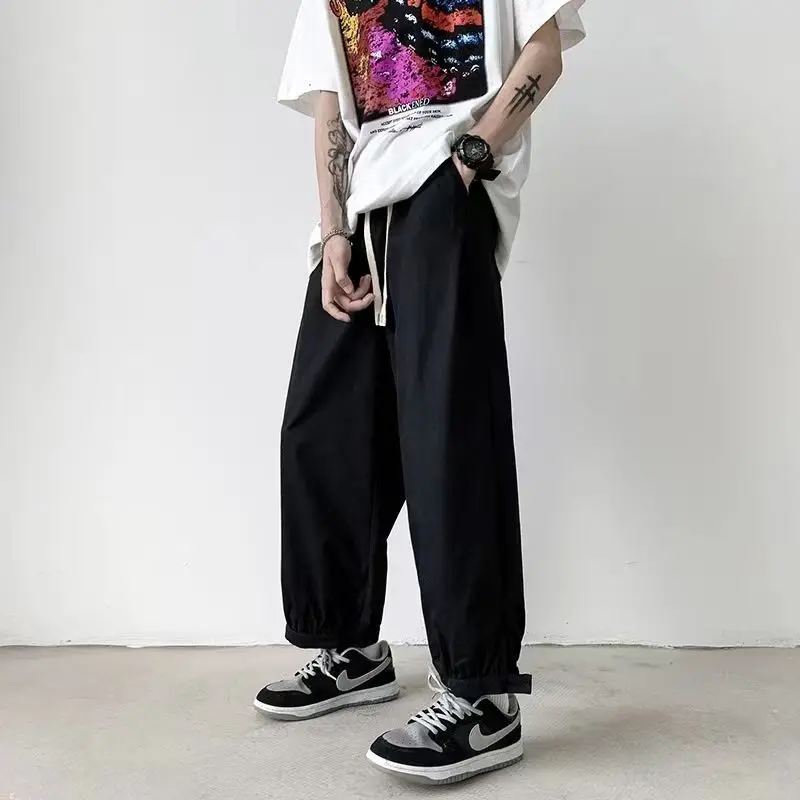 Spring and Autumn Men's Solid Color Crop Pants Loose Casual Straight Tube Versatile Work Clothes Comfortable Versatile Pants
Spring and Autumn Men's Solid Color Crop Pants Loose Casual Straight Tube Versatile Work Clothes Comfortable Versatile Pants