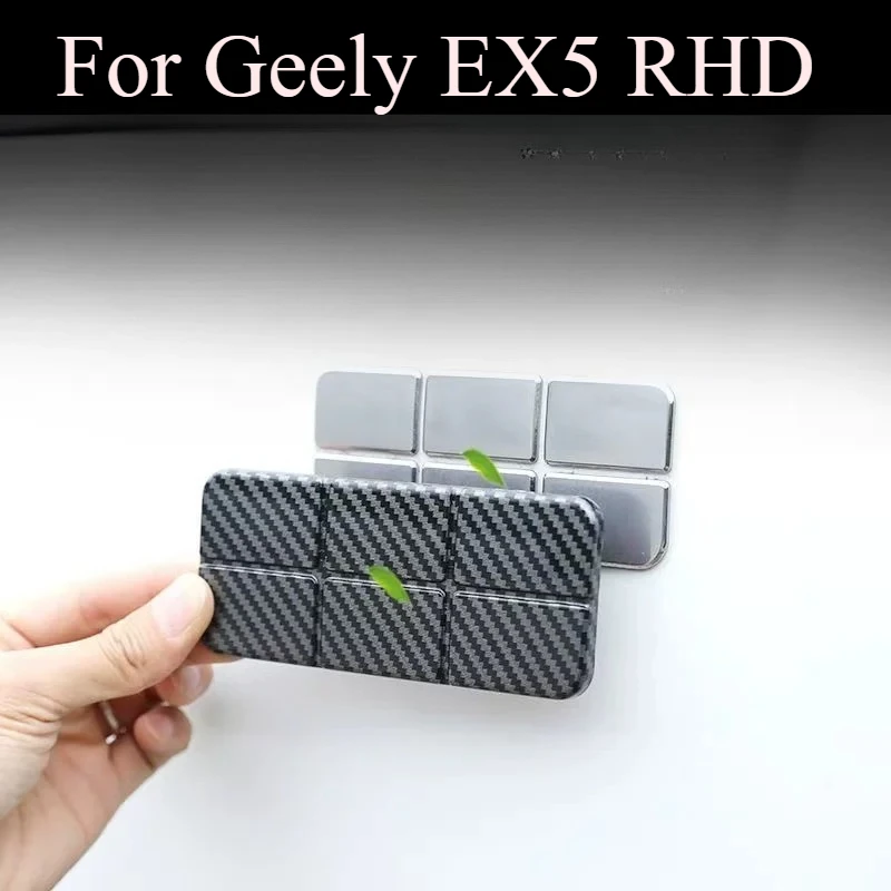 For Geely EX5 RHD Front Carbon Fiber Emblem Overlay ABS Glossy Pattern Exterior Decal Protective Decorative Styling Accessories
For Geely EX5 RHD Front Carbon Fiber Emblem Overlay ABS Glossy Pattern Exterior Decal Protective Decorative Styling Accessories