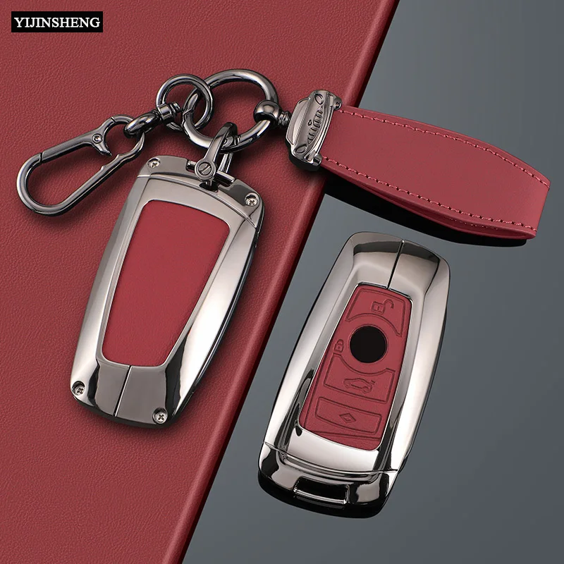 Zinc Alloy + PU Leather Car Key Case Cover For Holder For BMW F20 F30 G20 f31 F34 F10 G30 F11 X3 F25 X4 I3 M3 M4 1 3 5 Series
Zinc Alloy + PU Leather Car Key Case Cover For Holder For BMW F20 F30 G20 f31 F34 F10 G30 F11 X3 F25 X4 I3 M3 M4 1 3 5 Series