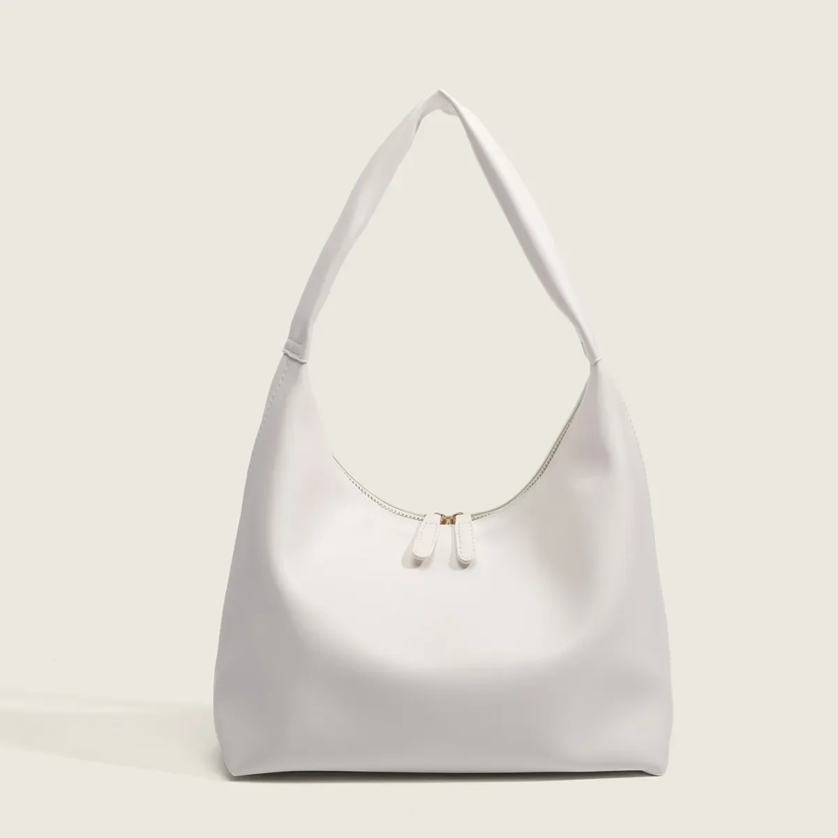 Summer Korean Retro Tote Bag for Women - Milk Tea Color, Large Capacity Soft Leather Shoulder & Underarm Commuter Purse 
Summer Korean Retro Tote Bag for Women - Milk Tea Color, Large Capacity Soft Leather Shoulder & Underarm Commuter Purse