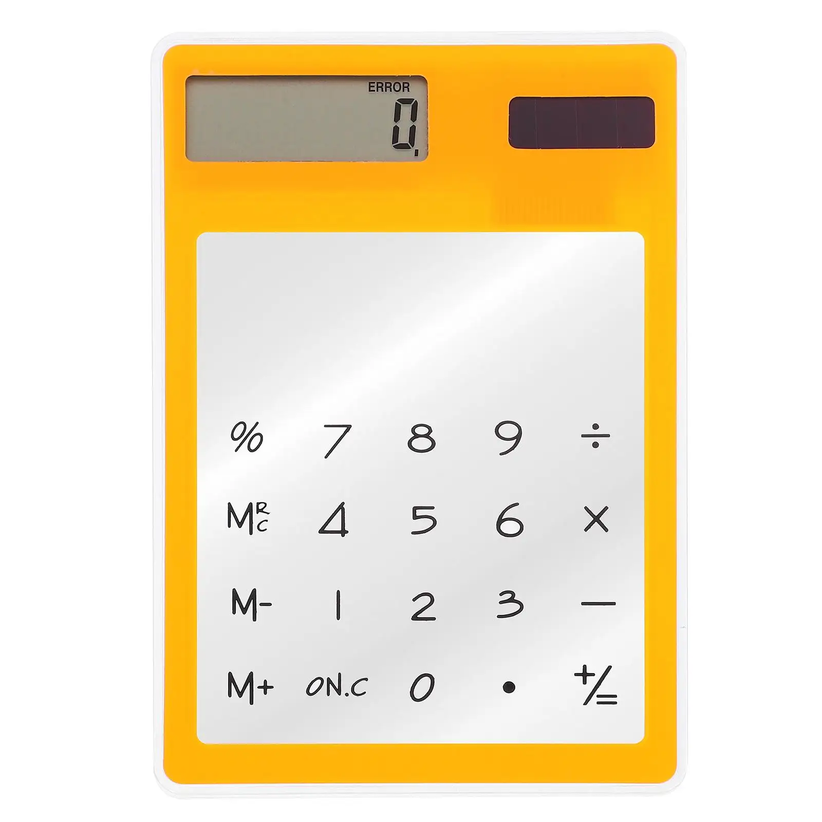 Touch Screen Calculator Mini Portable Transparent Solar Powered Desk Students Office Use Automatic On Off Lightweight
Touch Screen Calculator Mini Portable Transparent Solar Powered Desk Students Office Use Automatic On Off Lightweight