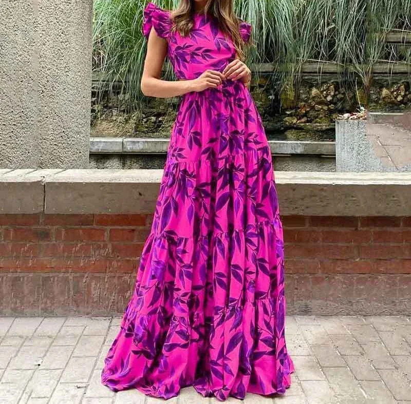 Long Dress for Women Streetwear 2024 Spring New Fashion Printed Temperament Flying Sleeves High Waist Casual Dress Fashion Skirt
Long Dress for Women Streetwear 2024 Spring New Fashion Printed Temperament Flying Sleeves High Waist Casual Dress Fashion Skirt