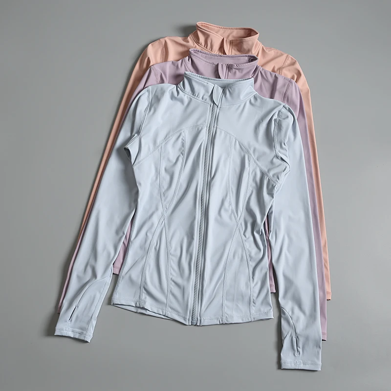 Fitness jacket for women tight quick-drying top 2025 autumn long-sleeved sun protection stand collar sports Pilates yoga top
Fitness jacket for women tight quick-drying top 2025 autumn long-sleeved sun protection stand collar sports Pilates yoga top