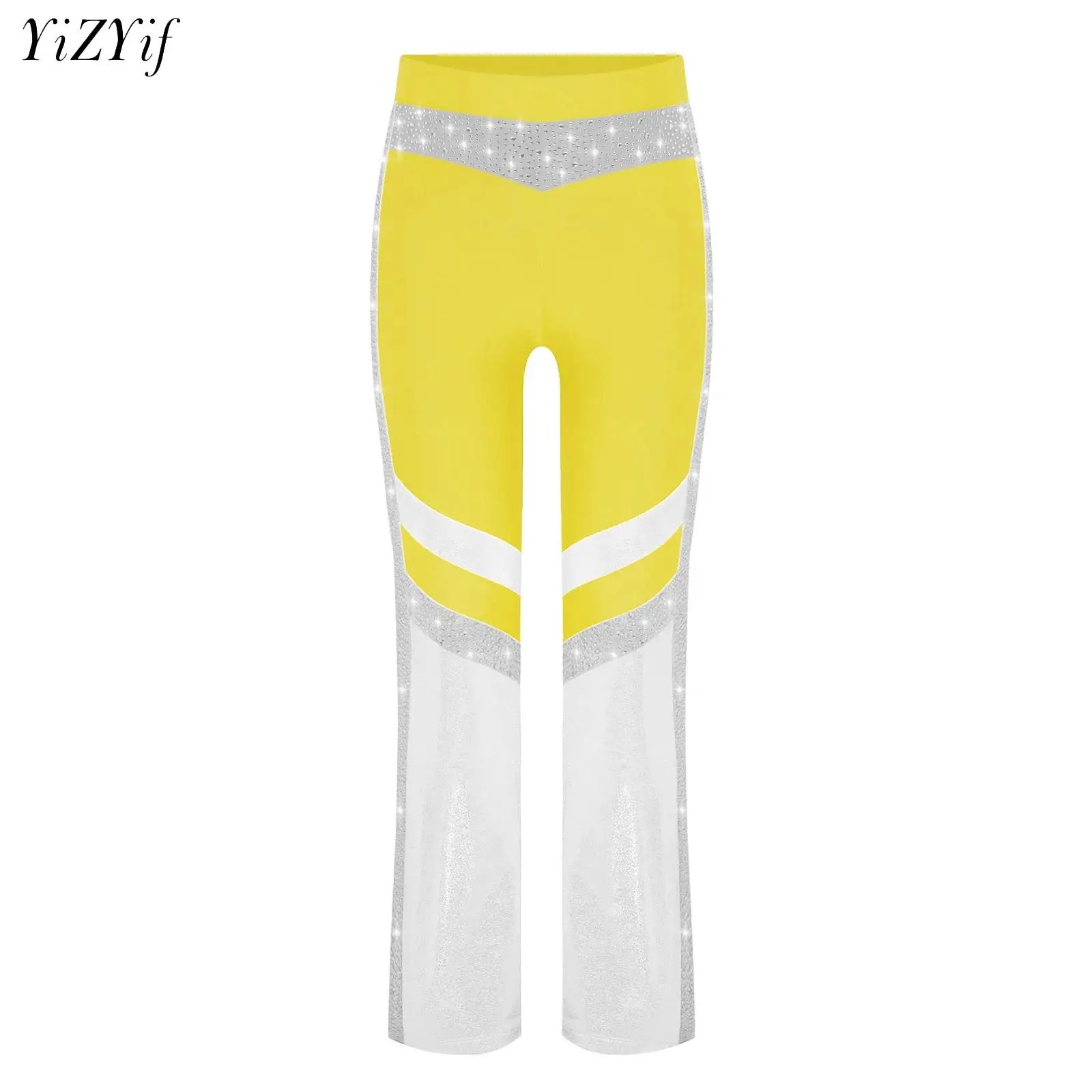 Kids Jazz Latin Street Dance Flared Pants Boys Girls Shiny Rhinestone Bell-Bottomed Trousers Disco Party Performance Dancewear
Kids Jazz Latin Street Dance Flared Pants Boys Girls Shiny Rhinestone Bell-Bottomed Trousers Disco Party Performance Dancewear