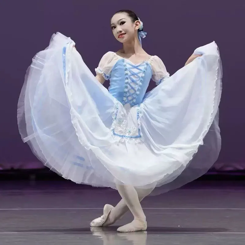 Kids Romantic Long Ballet Dress Girls Sequins Tassel Modern Dance Tutu Stage Wear Princess Costume for Children
Kids Romantic Long Ballet Dress Girls Sequins Tassel Modern Dance Tutu Stage Wear Princess Costume for Children